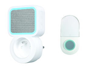 Sonnette sans fil 150m - prise plug